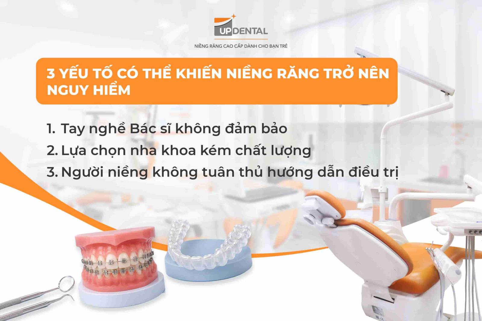 3 yếu tố có thể khiến niềng răng trở nên nguy hiểm