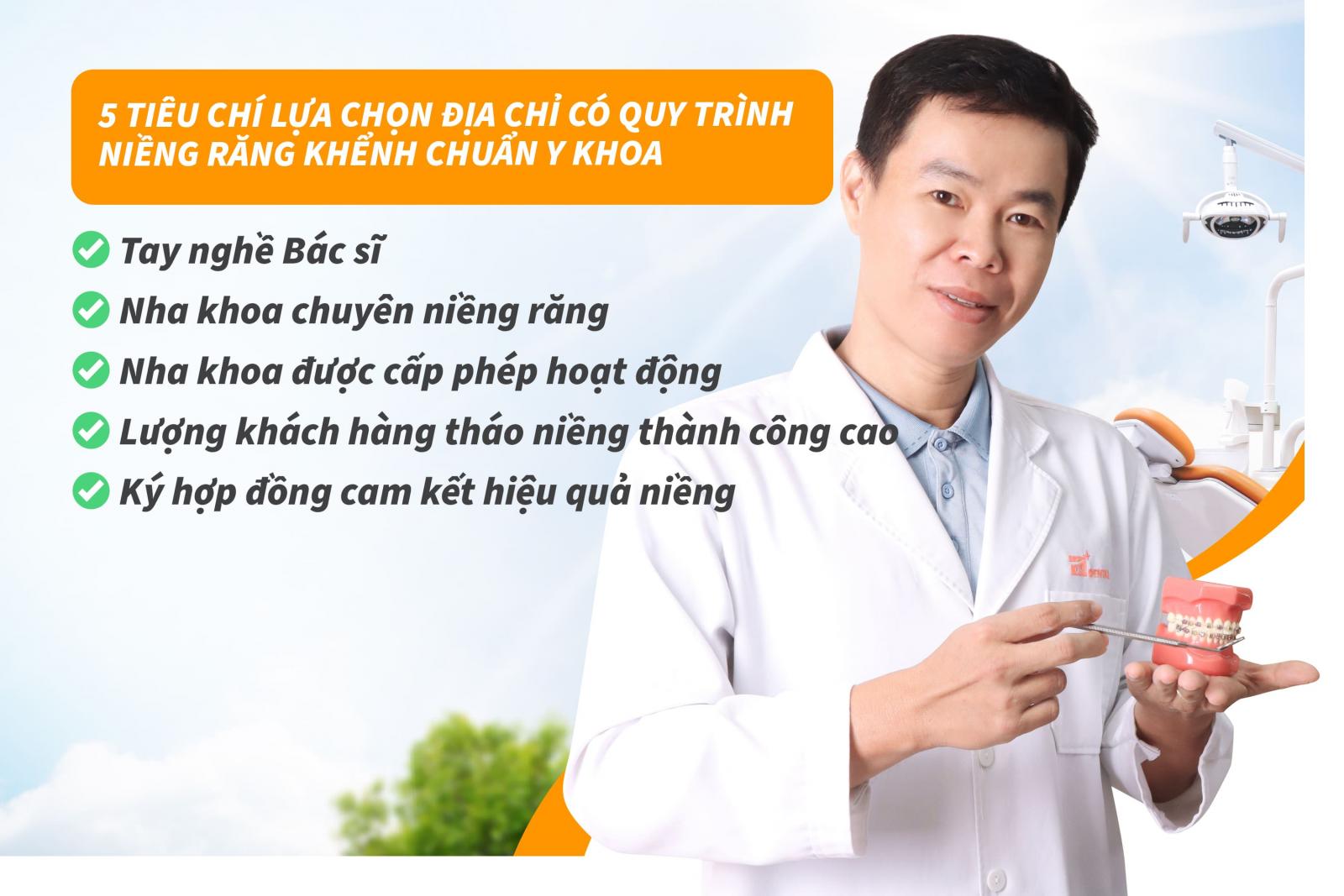 5 tiêu chí chọn nơi có quy trình niềng răng khểnh chuẩn y khoa