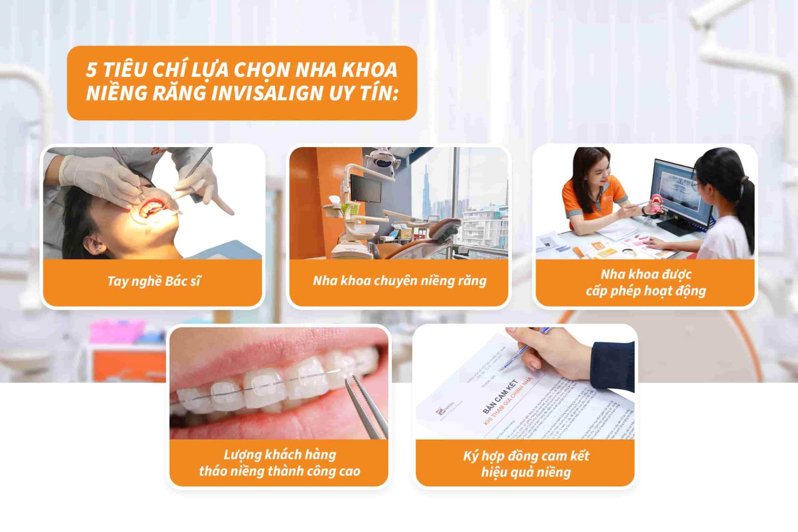 5 tiêu chí lựa chọn nha khoa niềng răng Invisalign uy tín