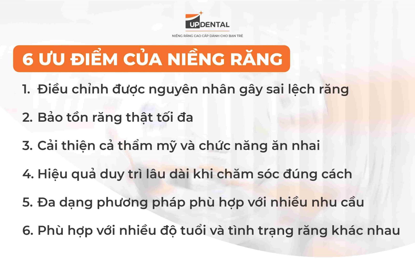 6 ưu điểm của niềng răng