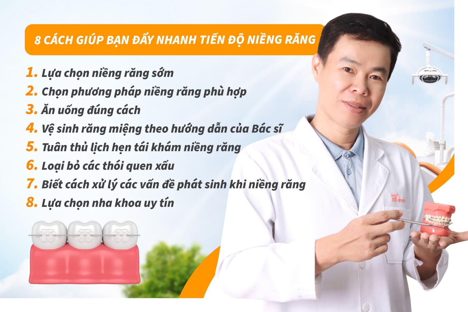 8 cách giúp bạn đẩy nhanh tiến độ niềng răng