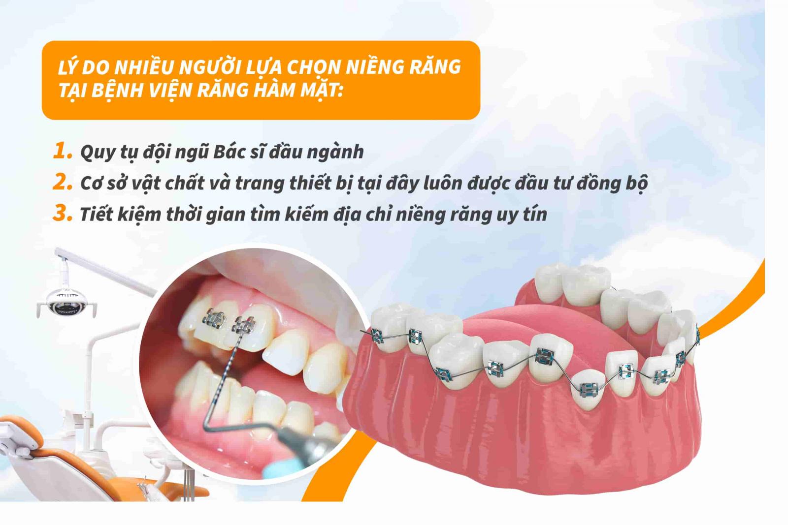 Lý do nhiều người chọn niềng răng tại bệnh viện răng hàm mặt trung ương