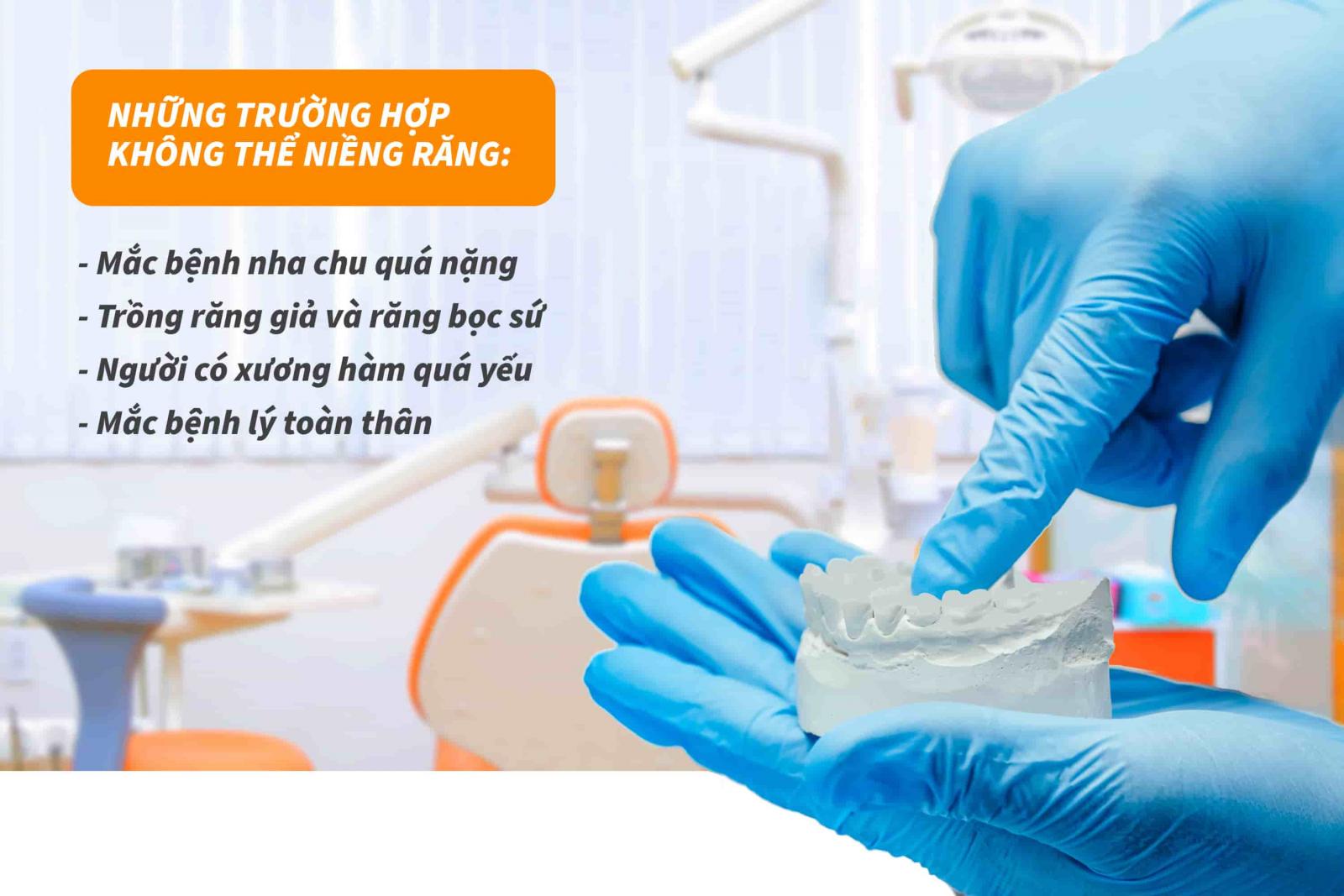 Những trường hợp không thể niềng răng