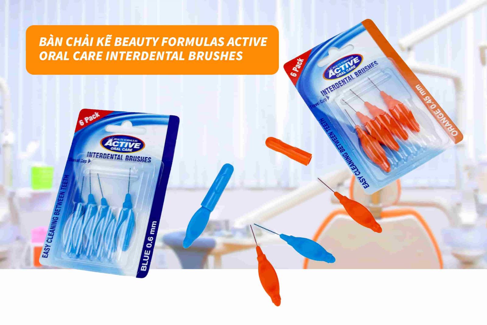 Bàn chải kẽ Beauty Formulas Active Oral Care Interdental Brushes