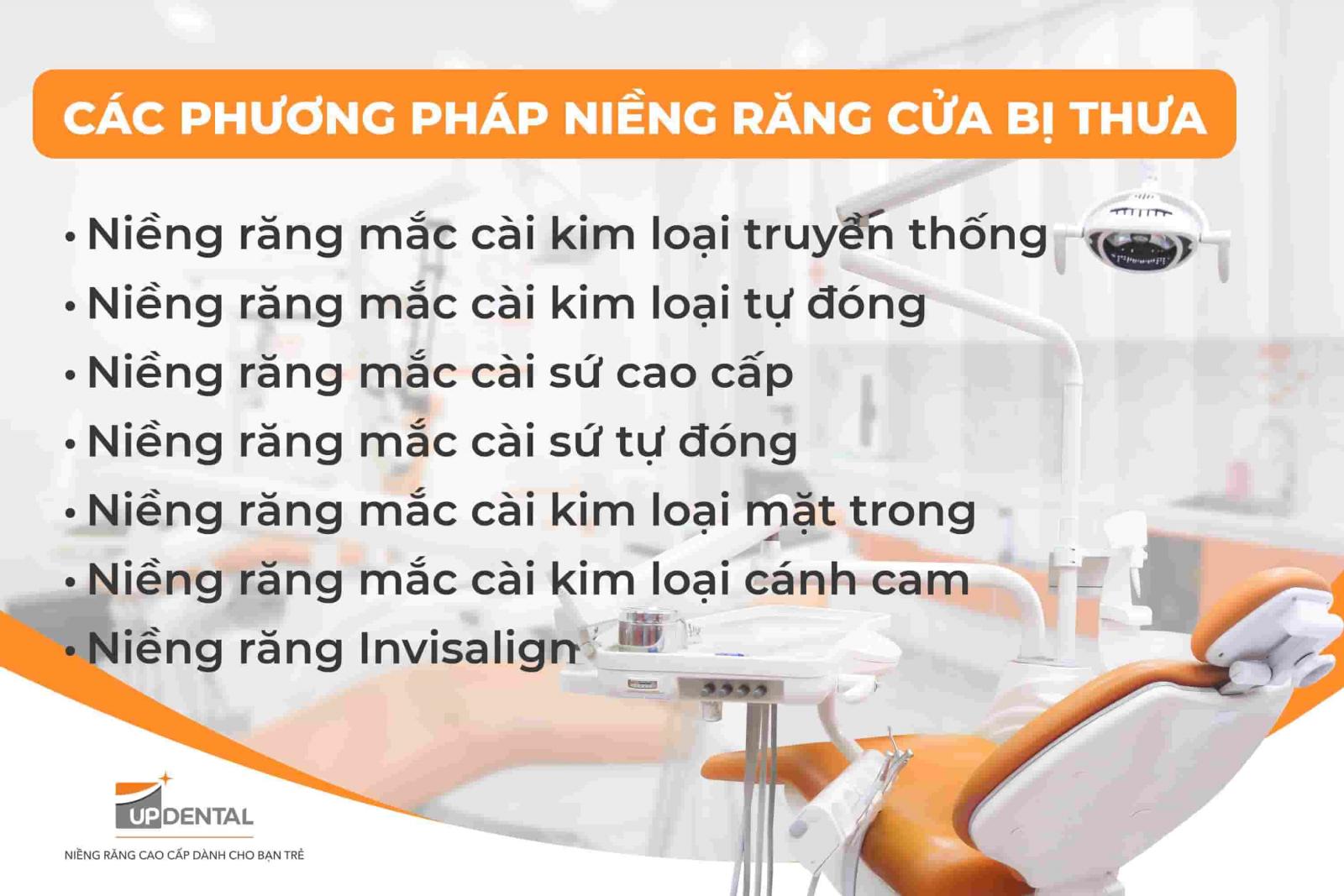 Các phương pháp niềng răng cửa bị thưa