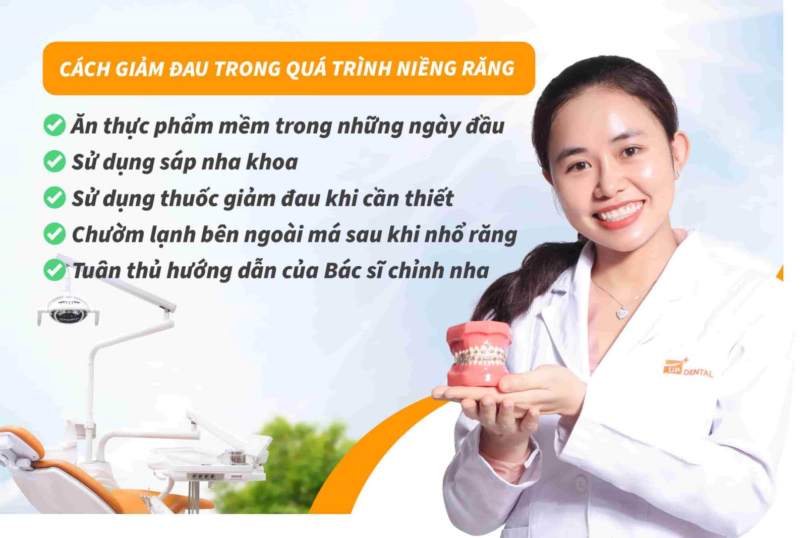 Cách giảm đau trong quá trình niềng răng
