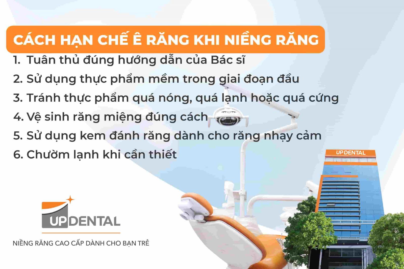 Cách hạn chế ê răng khi niềng răng