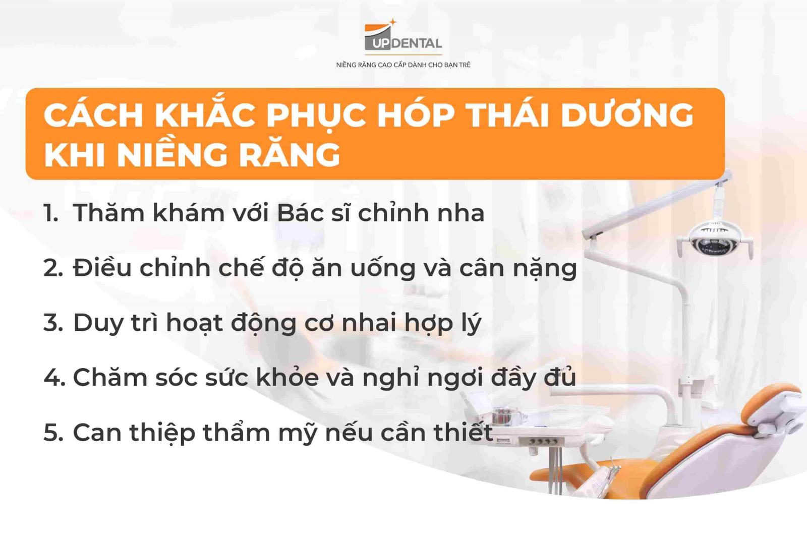 Cách khắc phục hóp thái dương khi niềng răng