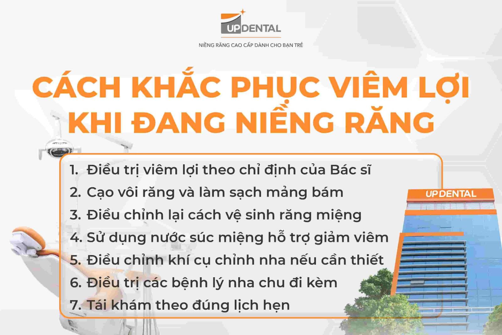 Cách khắc phục viêm lợi khi đang niềng răng