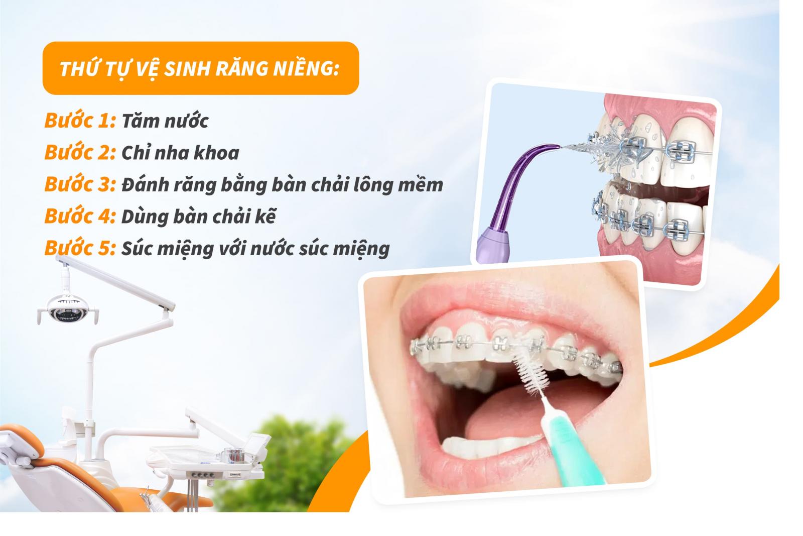  Chú ý đến thứ tự vệ sinh răng miệng