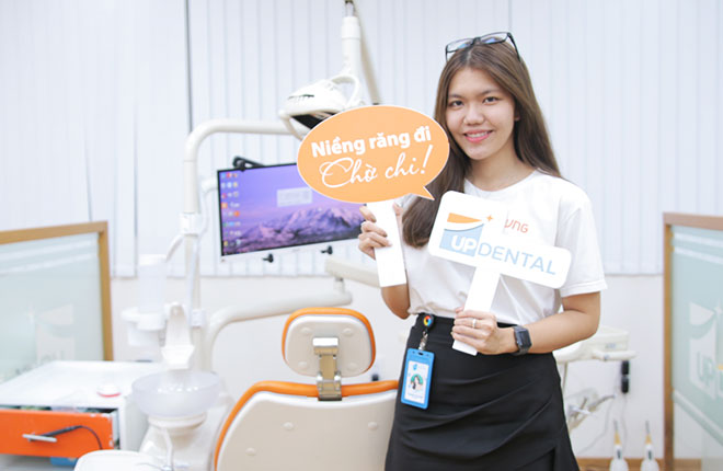 review niềng răng Up Dental Lan Thanh