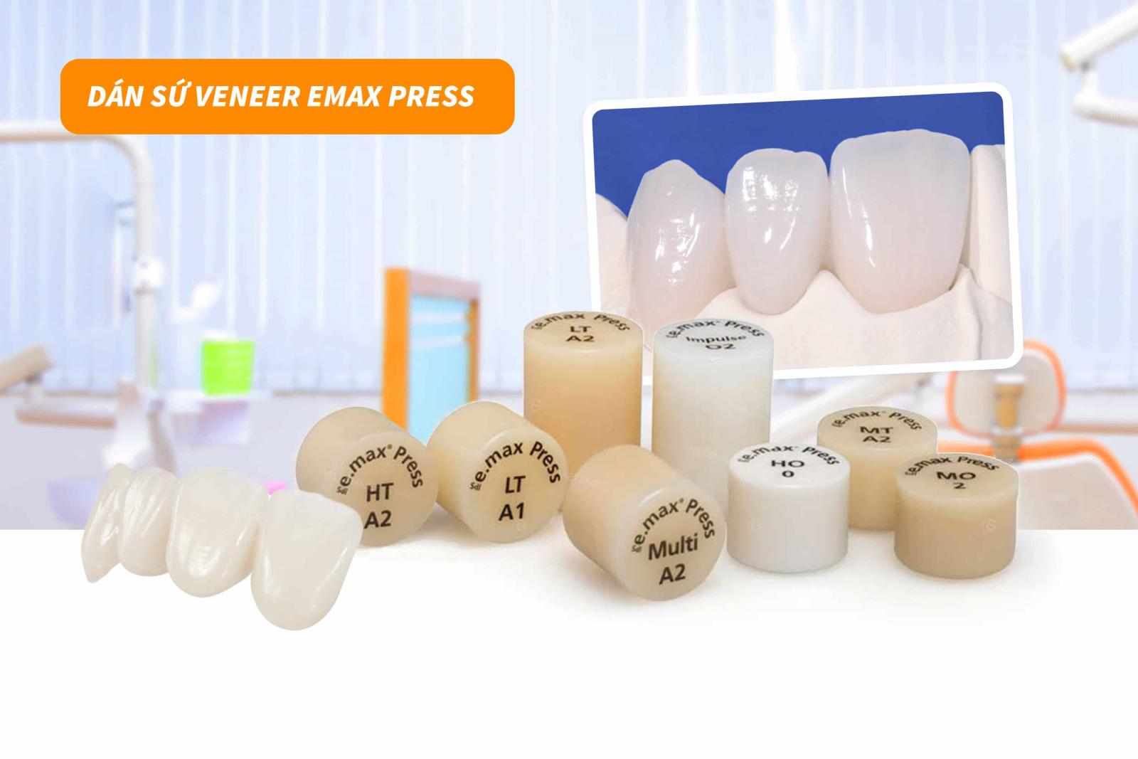 Dán sứ Veneer Emax Press