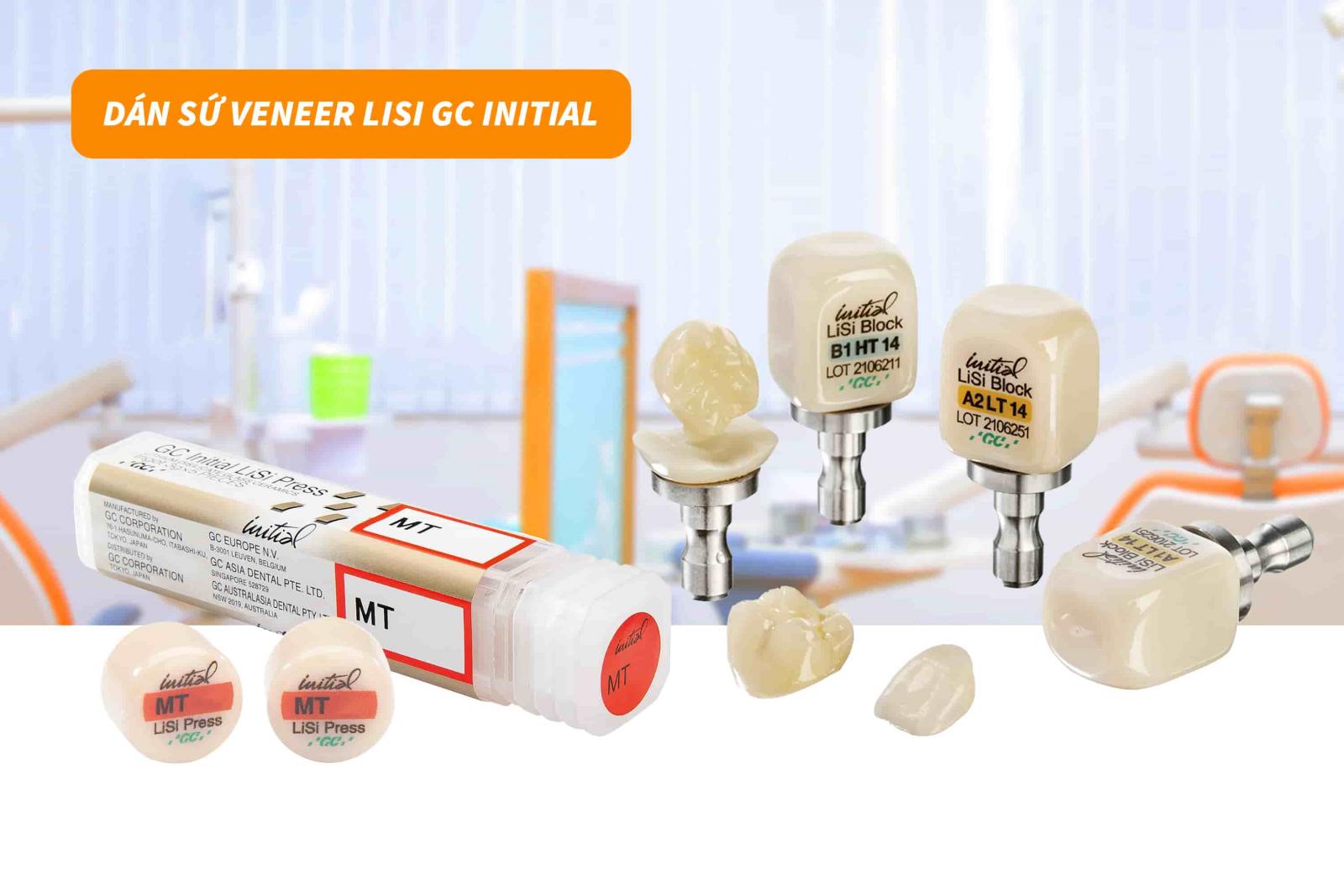 Dán sứ Veneer Lisi GC Initial