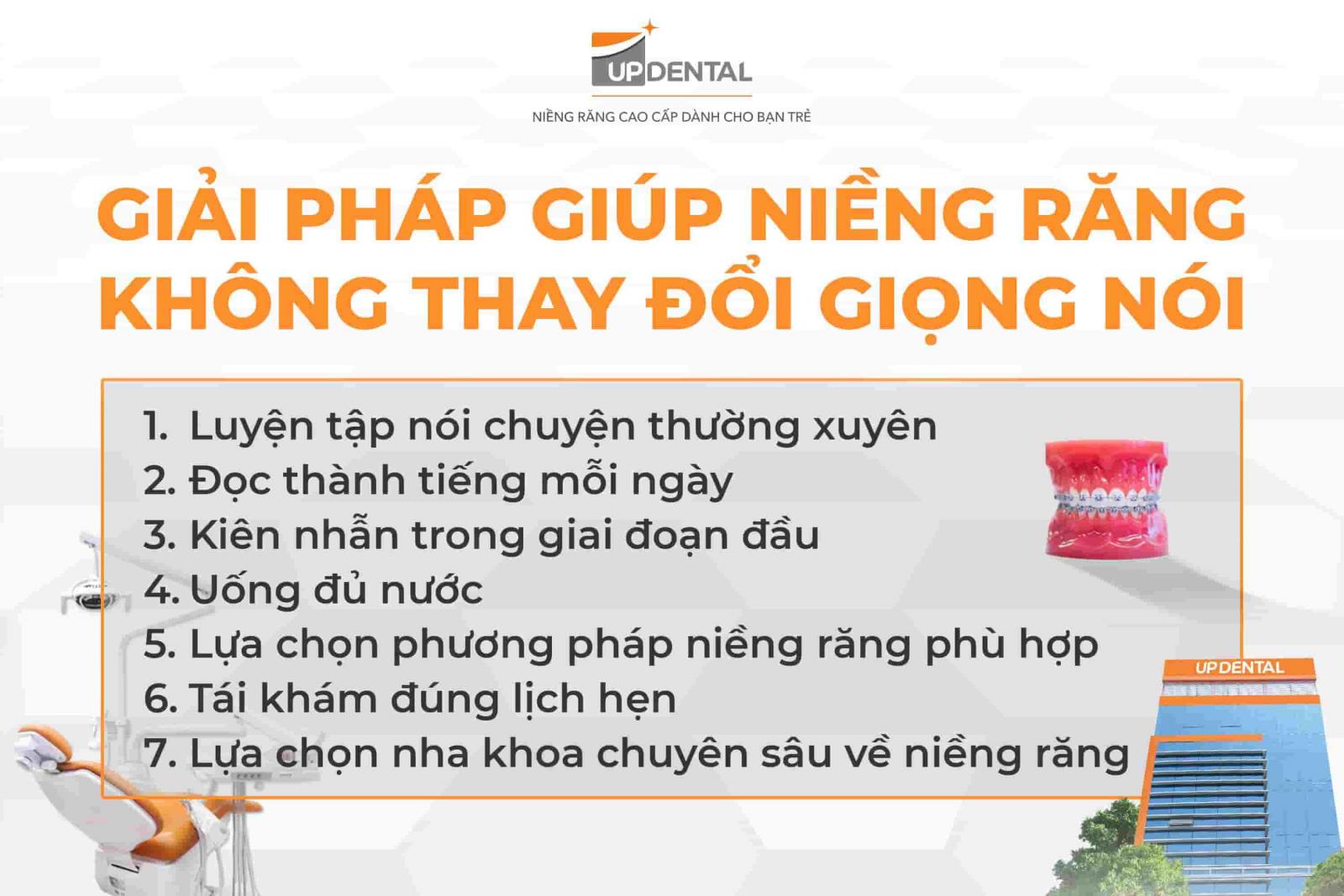 Giải pháp giúp niềng răng không thay đổi giọng nói