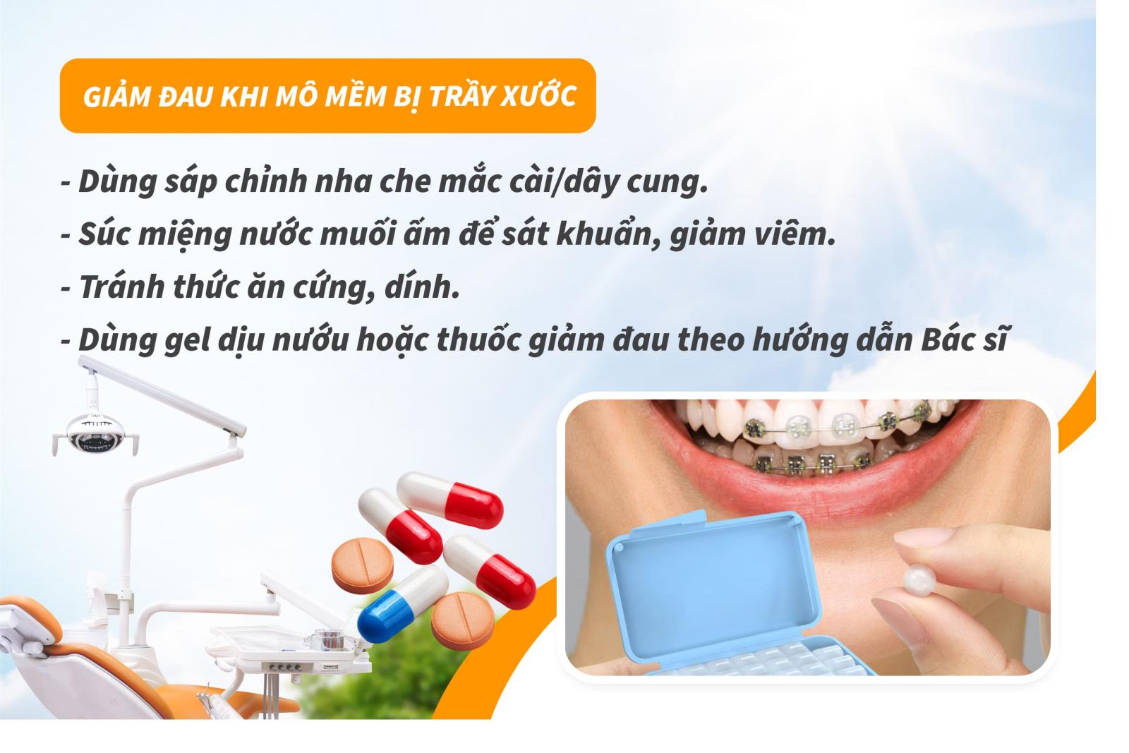 Giảm đau khi mô mềm bị trầy xước