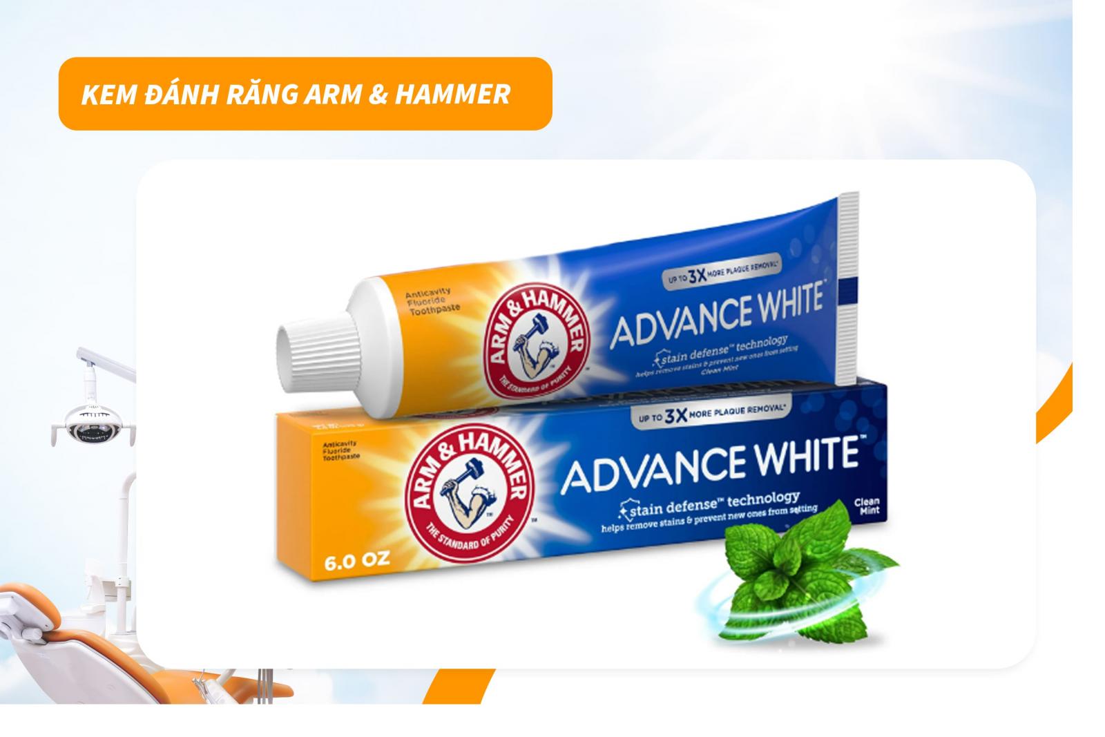 Kem đánh răng Arm & Hammer