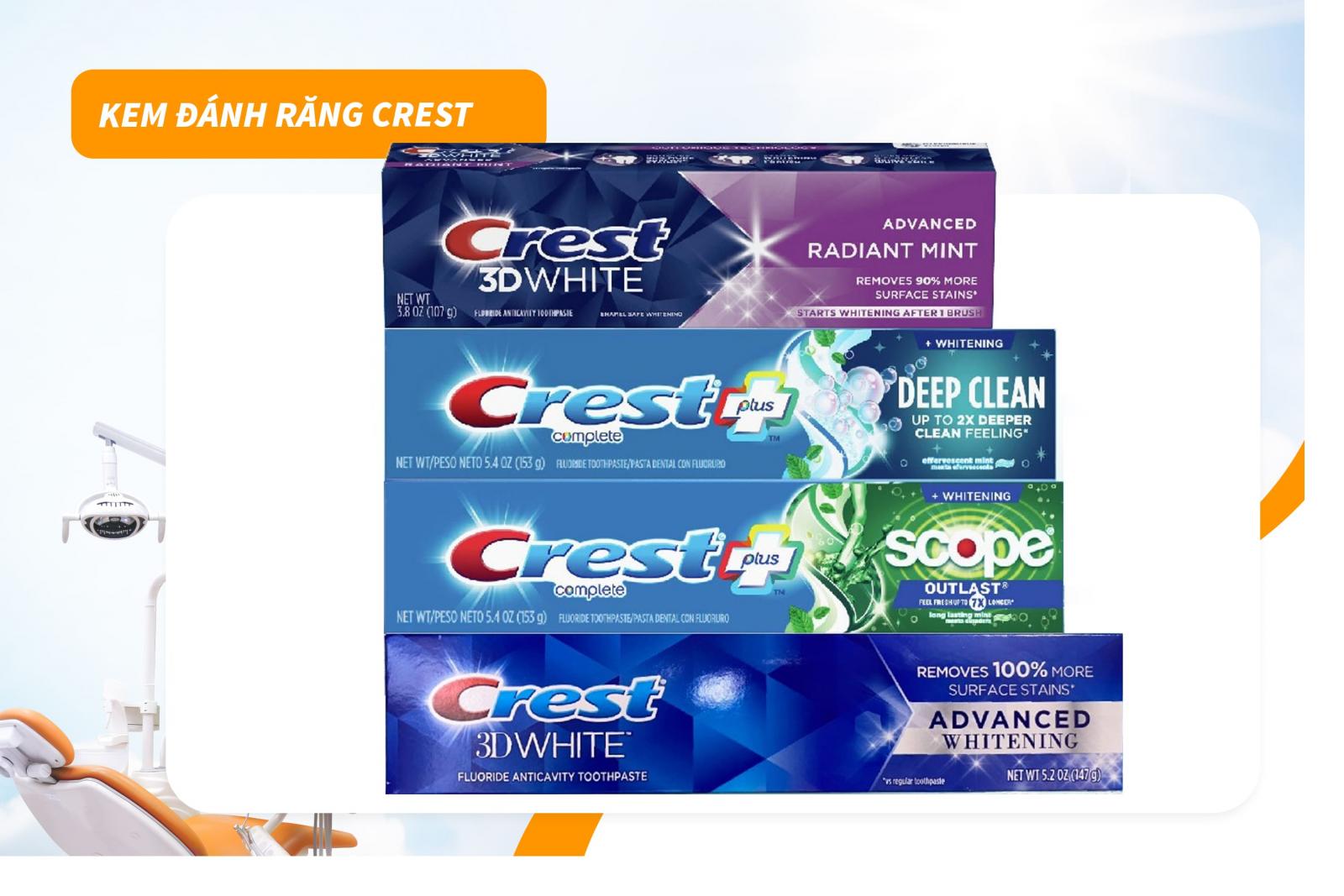Kem đánh răng Crest