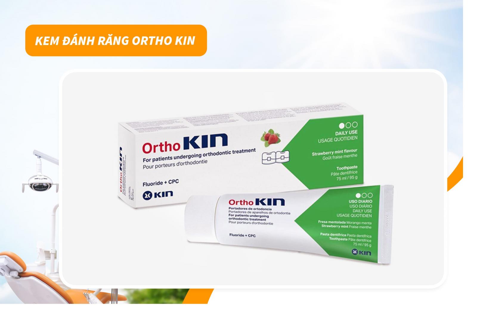 Kem đánh răng Ortho Kin