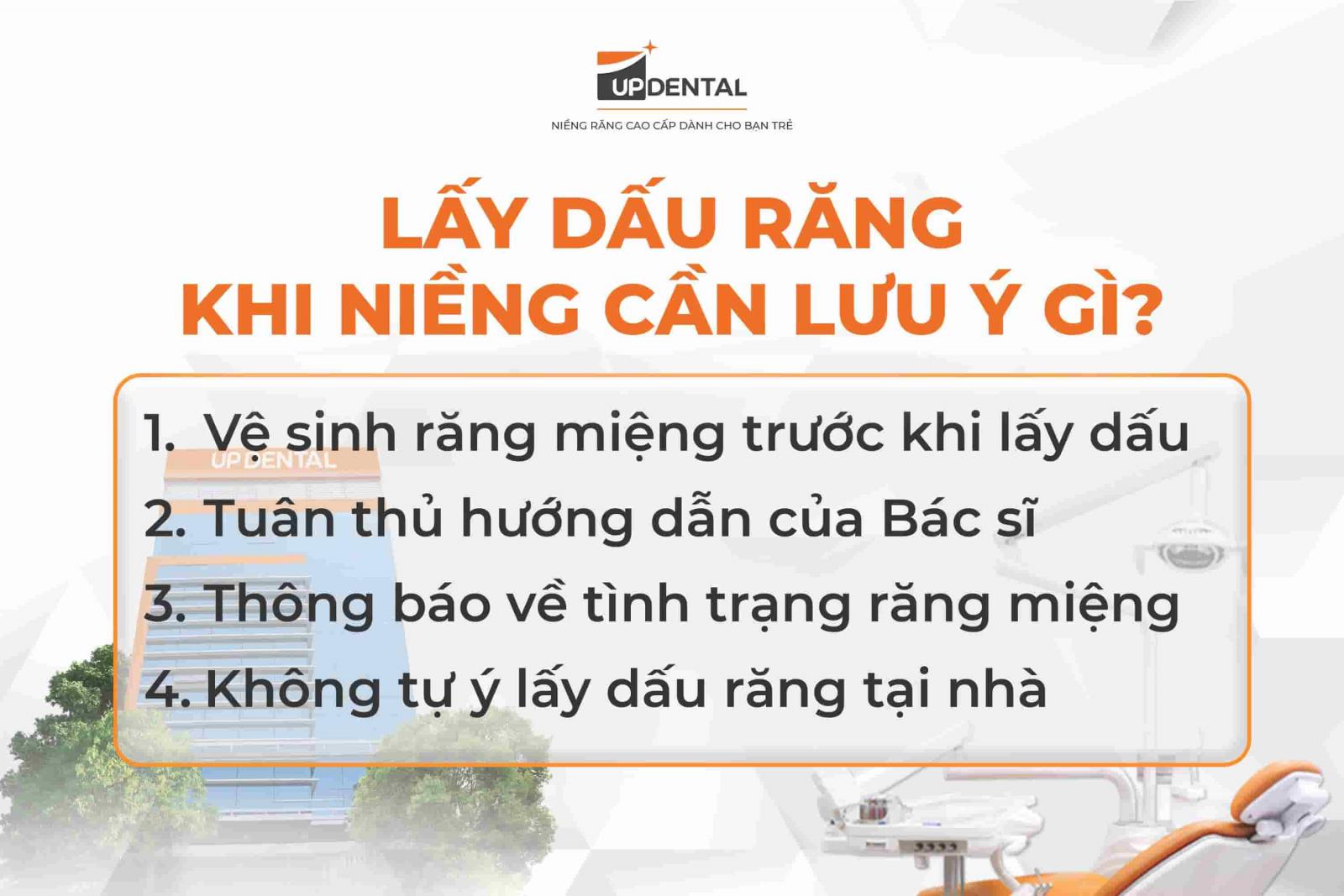 Lấy dấu răng khi niềng cần lưu ý gì?