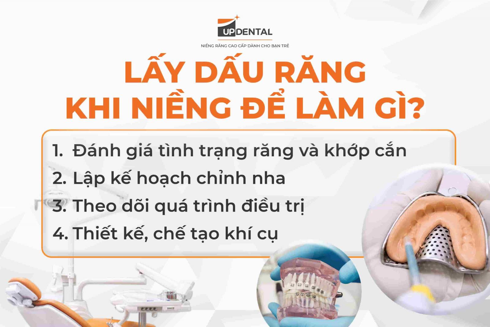 Lấy dấu răng khi niềng để làm gì?