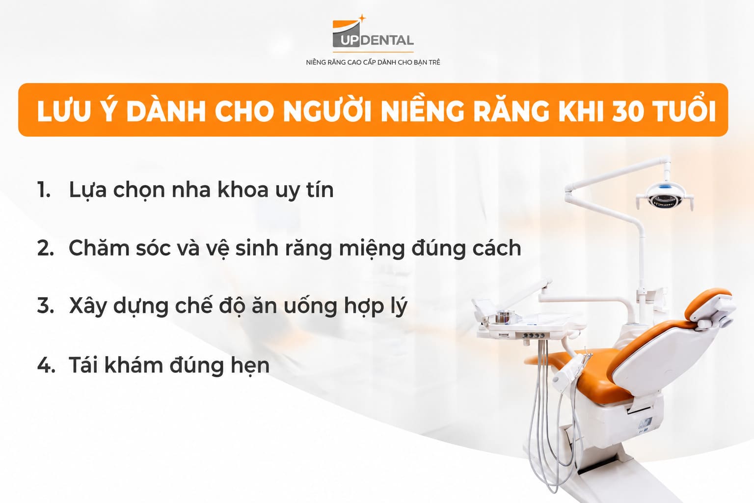 Lưu ý dành cho người niềng răng khi 30 tuổi