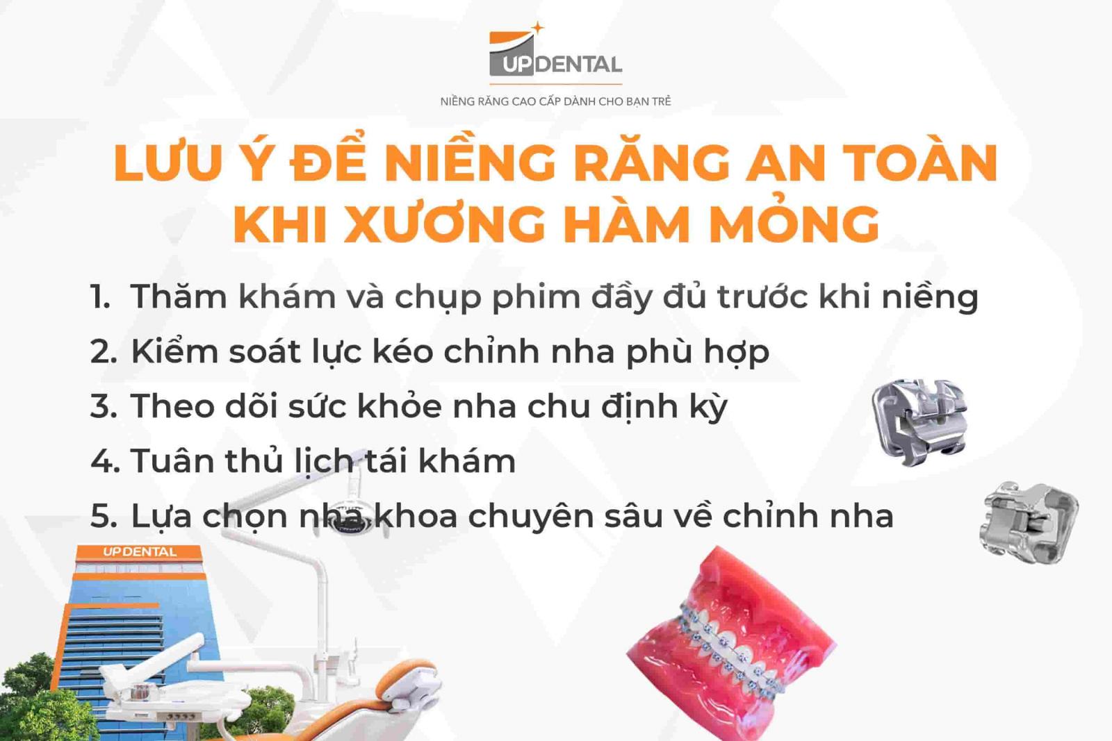 Lưu ý để niềng răng an toàn khi xương hàm mỏng