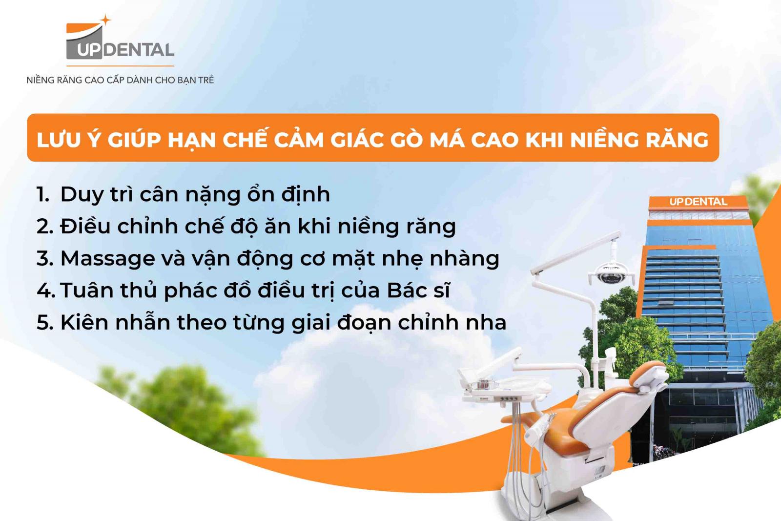 Lưu ý giúp hạn chế cảm giác gò má cao khi niềng răng