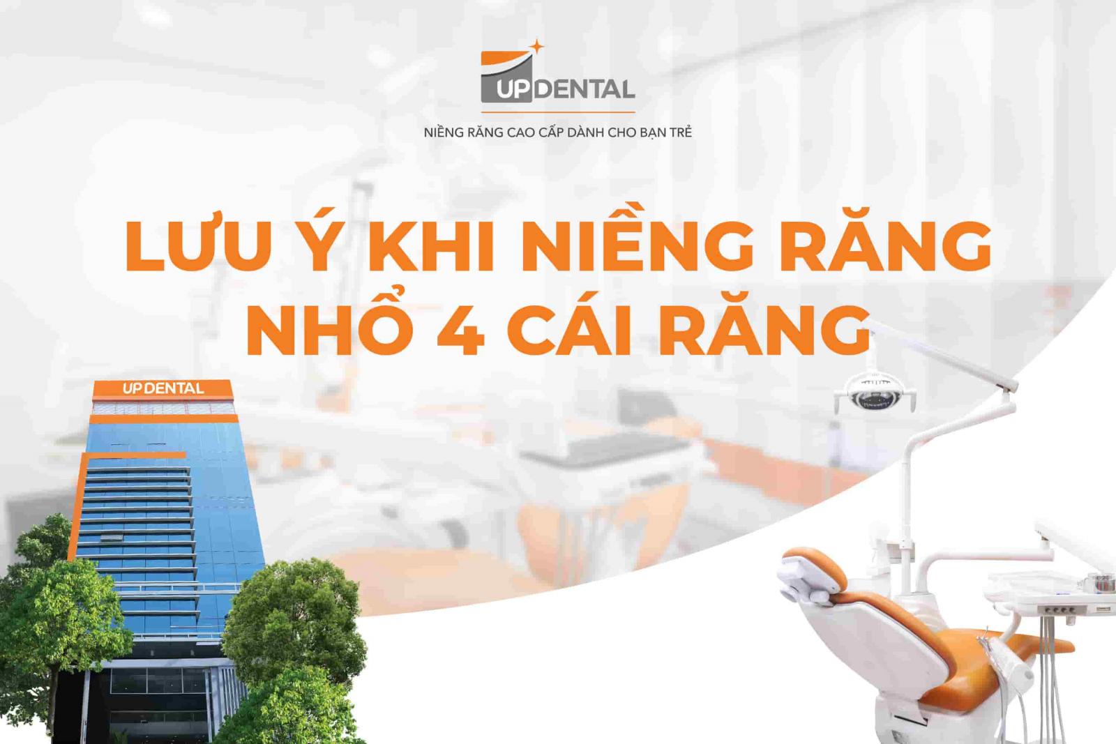 Lưu ý khi niềng răng nhổ 4 cái răng