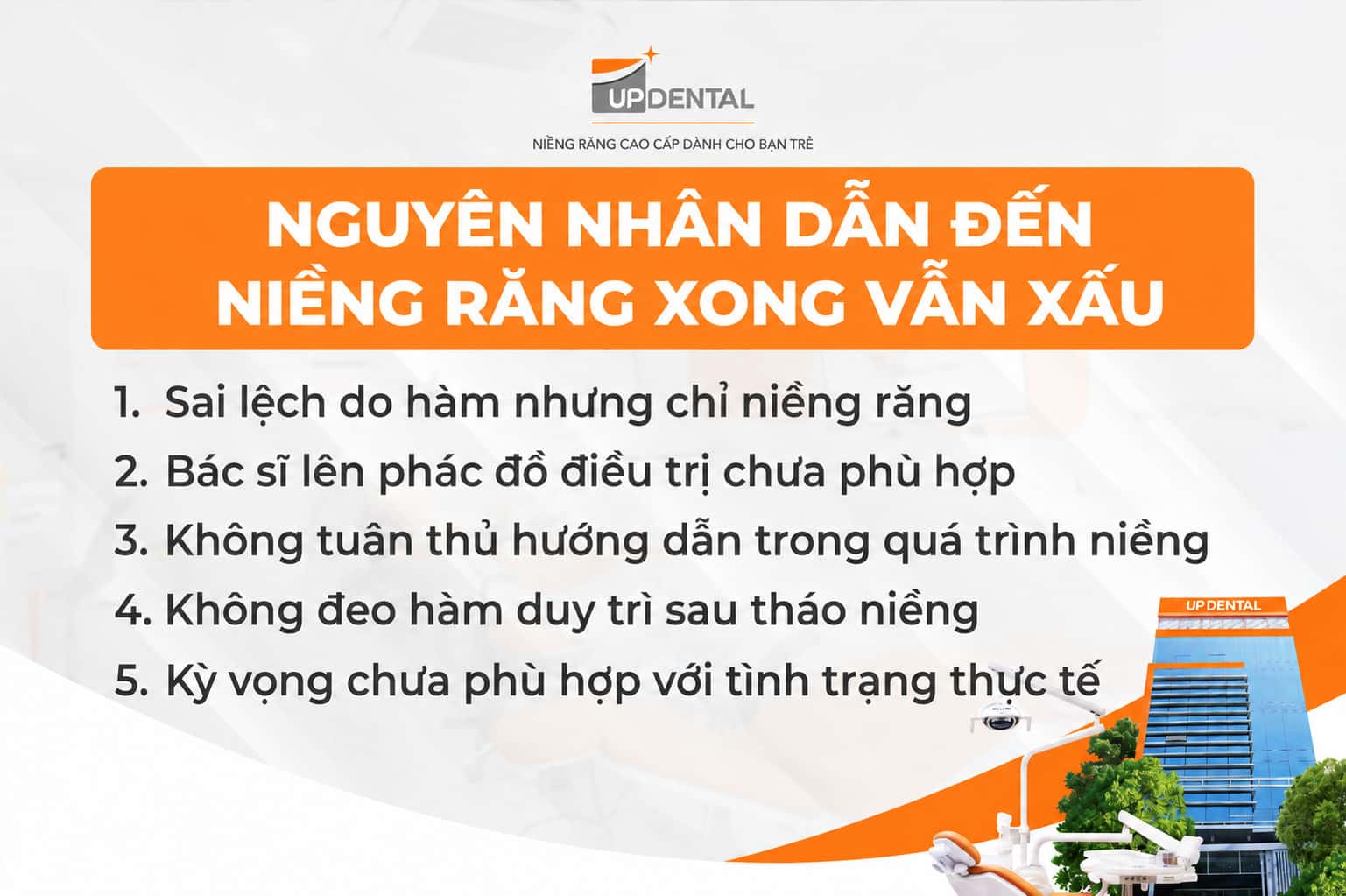 Niềng răng xong vẫn xấu - Nguyên nhân do đâu?