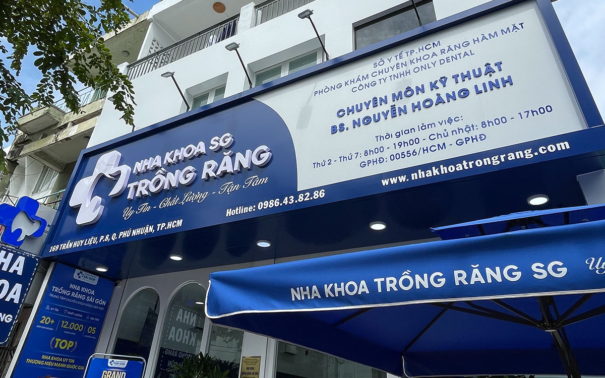 Giá trồng răng Implant tại nha khoa Trồng răng Sài Gòn