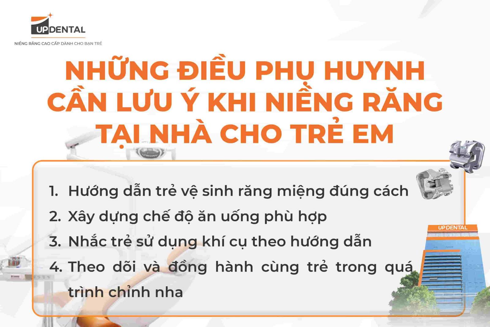 Những điều phụ huynh cần lưu ý khi niềng răng tại nhà cho trẻ em