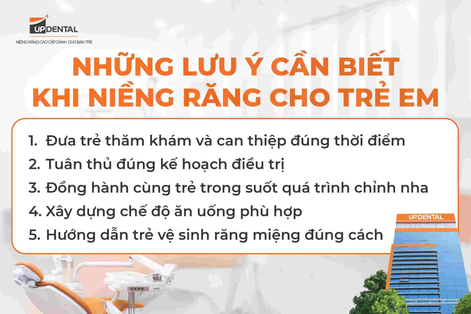 Những lưu ý cần biết khi niềng răng cho trẻ em