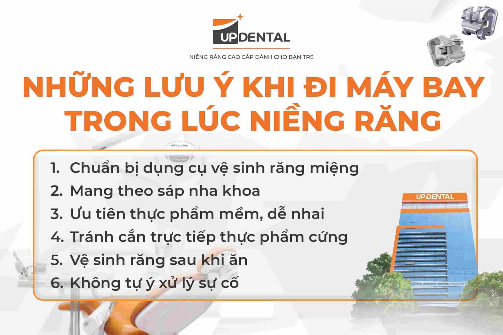 Những lưu ý khi đi máy bay trong lúc niềng răng