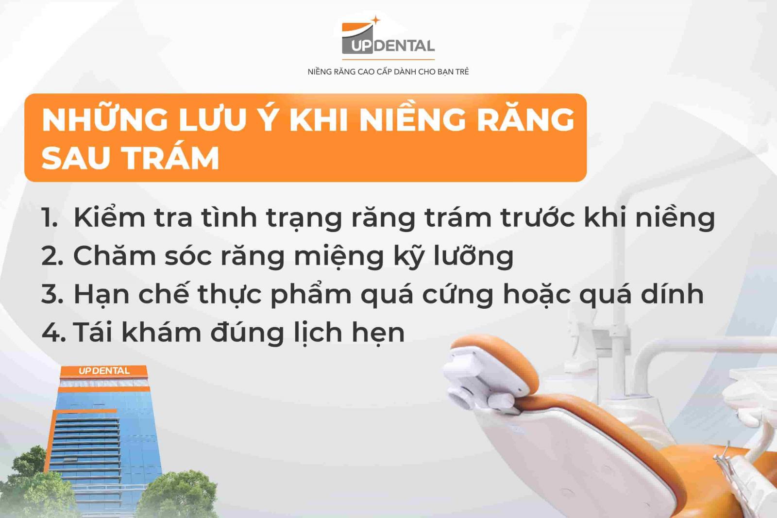Những lưu ý khi niềng răng sau trám