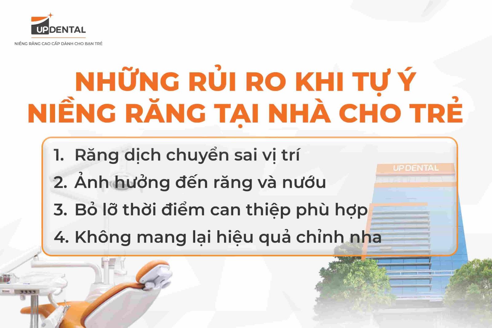 Những rủi ro khi tự ý niềng răng tại nhà cho trẻ