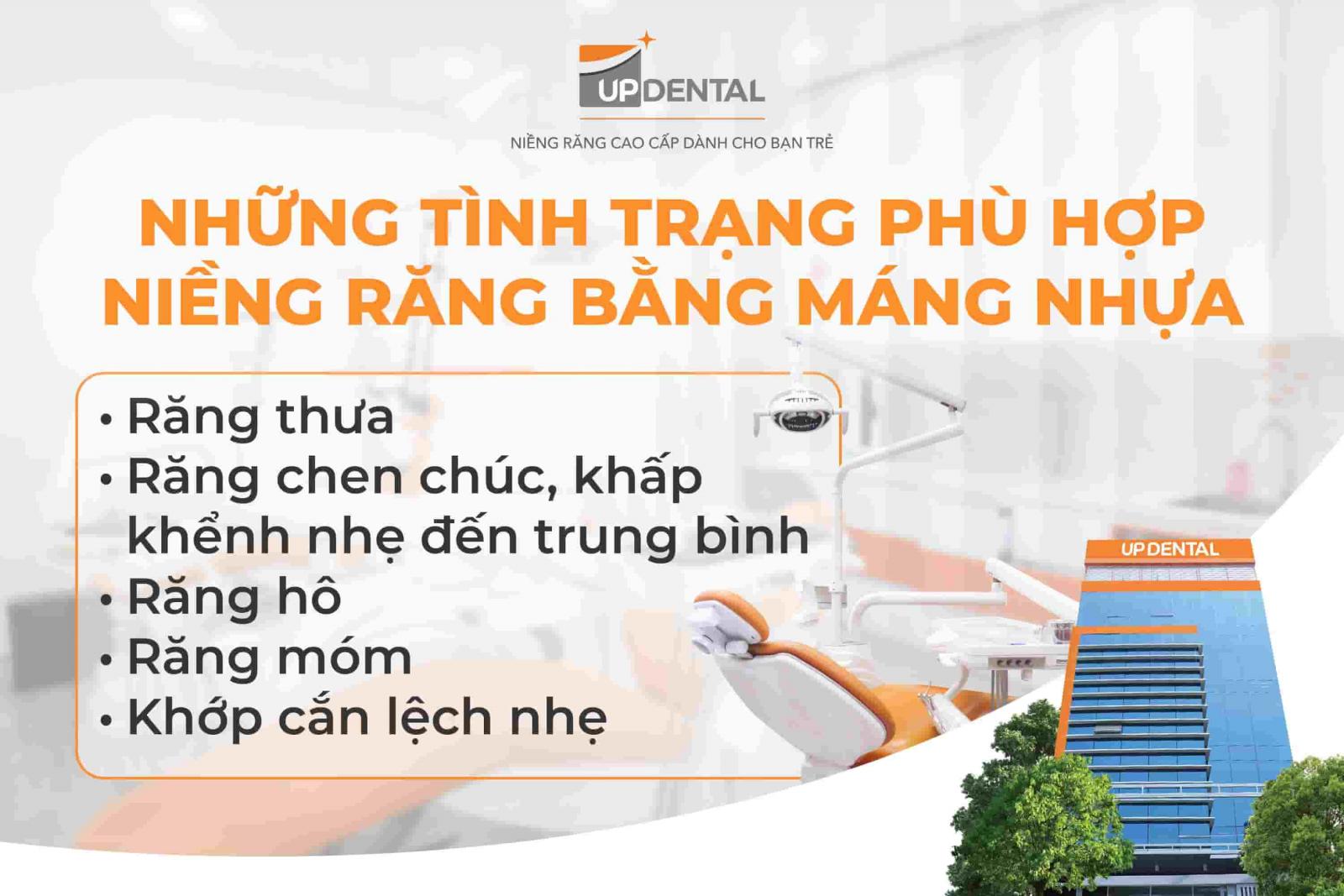 Những tình trạng phù hợp niềng răng bằng máng nhựa