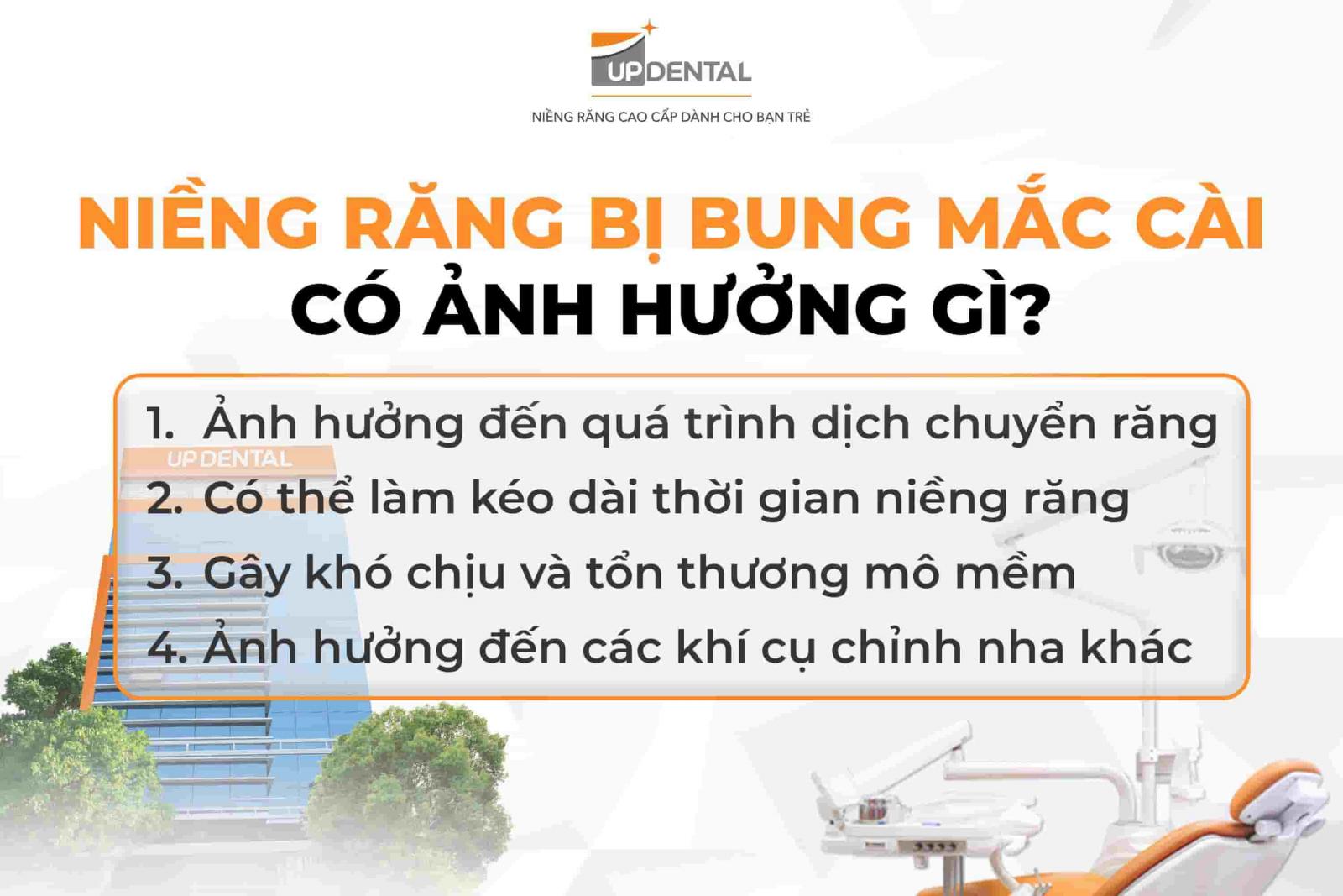 Niềng răng bị bung mắc cài có ảnh hưởng gì?