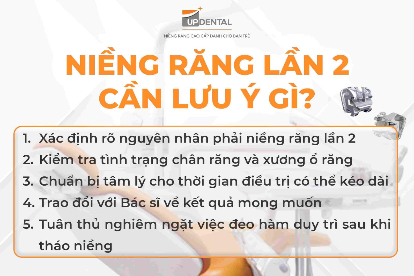 Niềng răng lần 2 cần lưu ý gì?