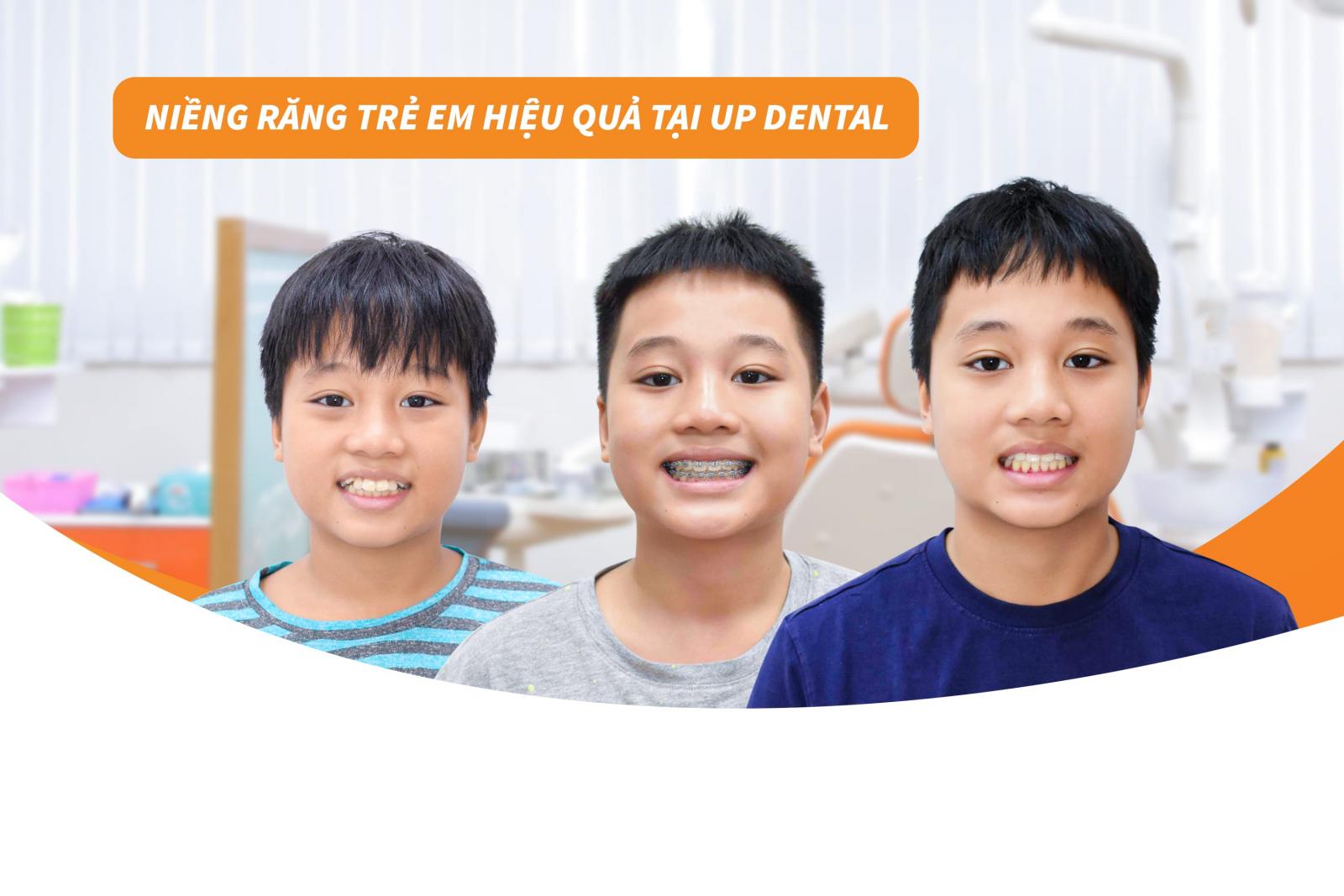 Niềng răng trẻ em hiệu quả tại Up Dental