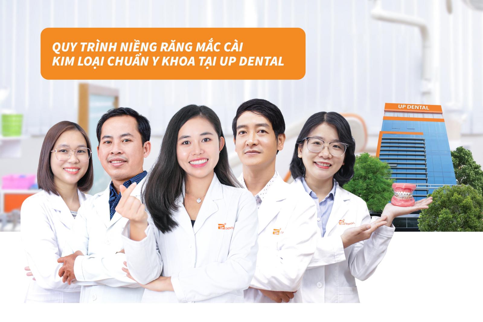Quy trình niềng răng mắc cài kim loại chuẩn Y khoa tại Up Dental