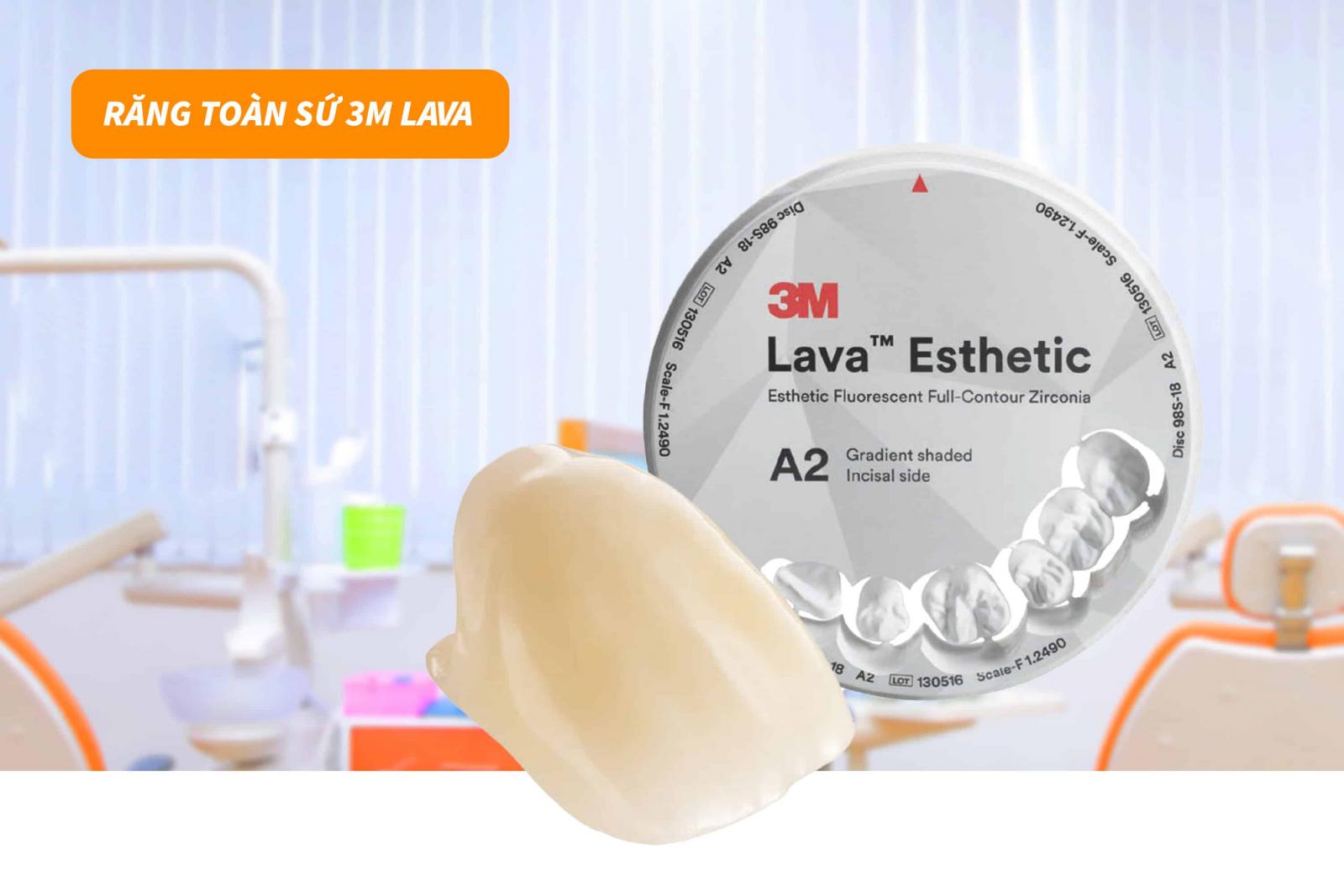 Răng toàn sứ 3M Lava 