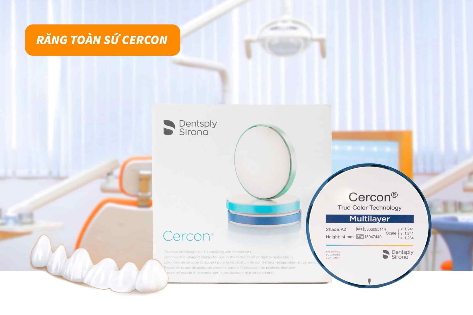Răng toàn sứ Cercon