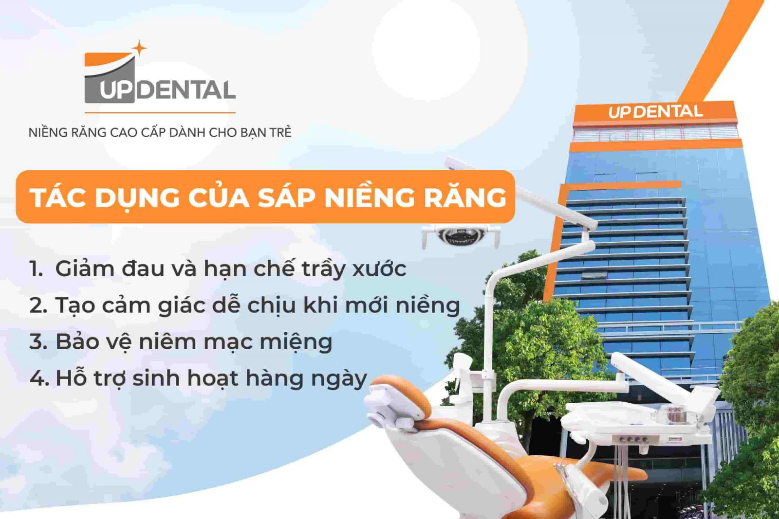 Tác dụng của sáp niềng răng