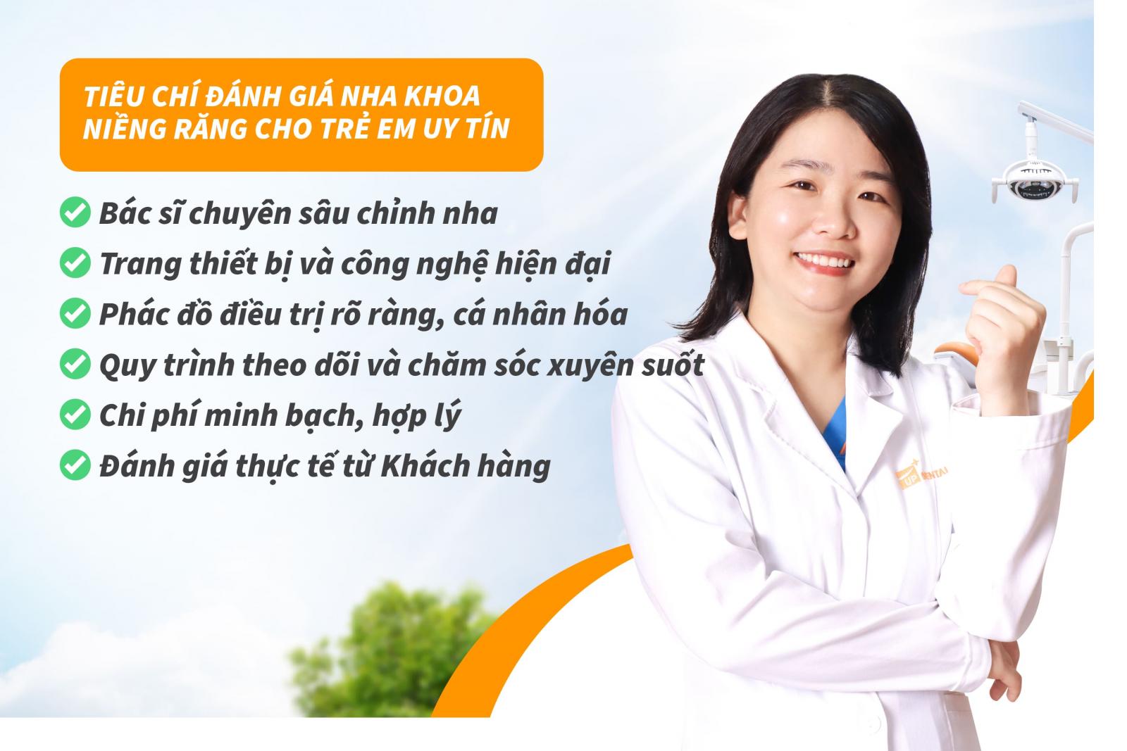 Tiêu chí đánh giá nha khoa niềng răng cho trẻ em uy tín