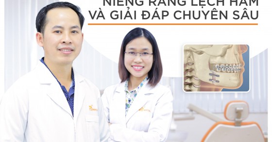 What is the process of fixing crooked teeth using braces called in Vietnamese?