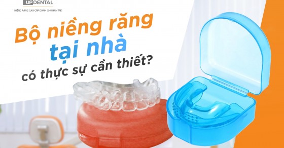 Bộ niềng răng tại nhà có thể tự tháo lắp được không?