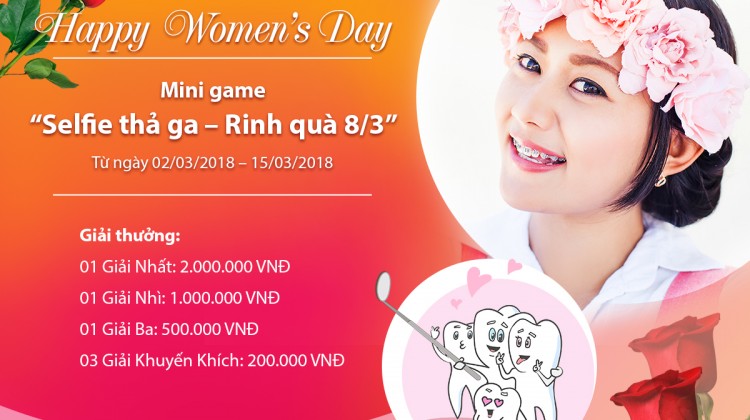 THỂ LỆ Mini game “Selfie thả ga – Rinh quà 8/3