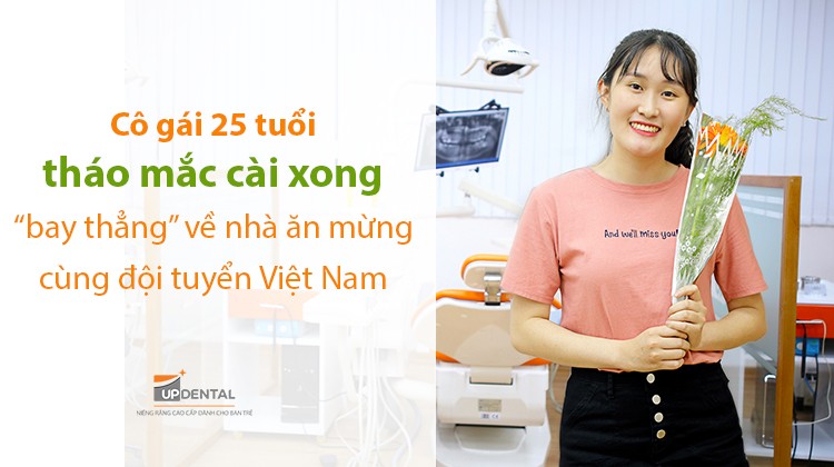 Cô gái 25 tuổi tháo mắc cài xong “bay thẳng” về nhà ăn mừng cùng đội tuyển Việt Nam