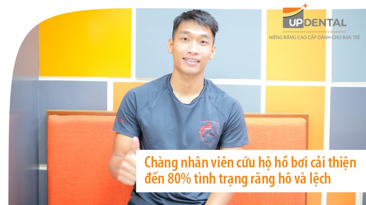 Chàng nhân viên cứu hộ hồ bơi cải thiện đến 80% tình trạng răng hô và lệch