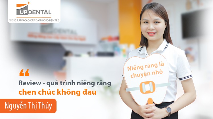 Quá trình niềng răng chen chúc không đau của Nguyễn Thị Thúy (25 tuổi)